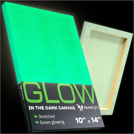 Glow Canvas Boards – 2-Pack 10x14" UV-Responsive Art Panels