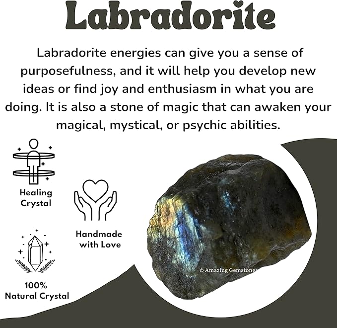 Labradorite – Stones of Purpose and Magic (UV Reactive Crystals)